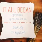 It All Began Cushion 
