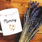 Patchwork Message Mug