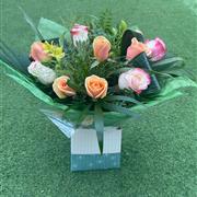 Peach and Pink Country Garden Love Aquapack