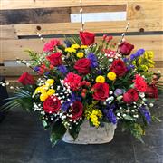 Basket of Red Adoration